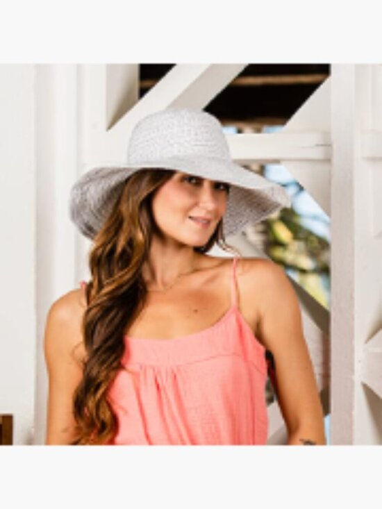 UPF 50+ Sun Hat with Wire-Edge Brim and Drawstring main image 5
